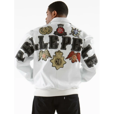 PELLE PELLE MB WHITE LEATHER JACKET view 4
