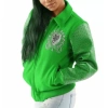 PELLE PELLE WORLD WIDE GREEN WOOL JACKET