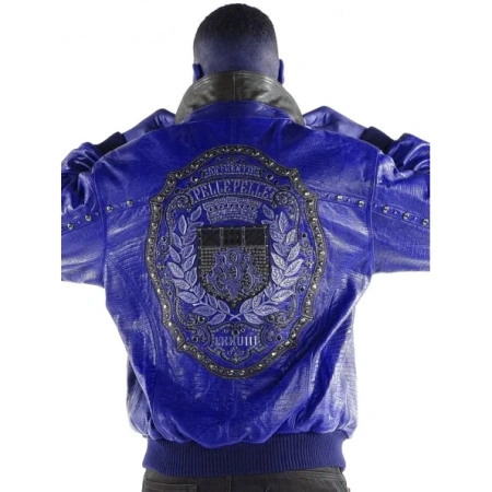PELLE PELLE BLUE MB LEATHER JACKET