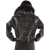 PELLE PELLE MB PURE BLACK HOODIE JACKET