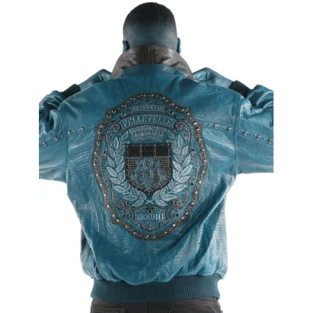 PELLE PELLE TURQUOISE MB LEATHER JACKET