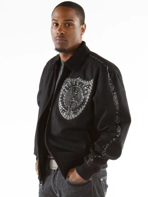 Pelle Pelle Black Band Of Brothers MB Jacket | Wool Jacket