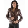 Pelle Pelle Brown Women Leather Jacket