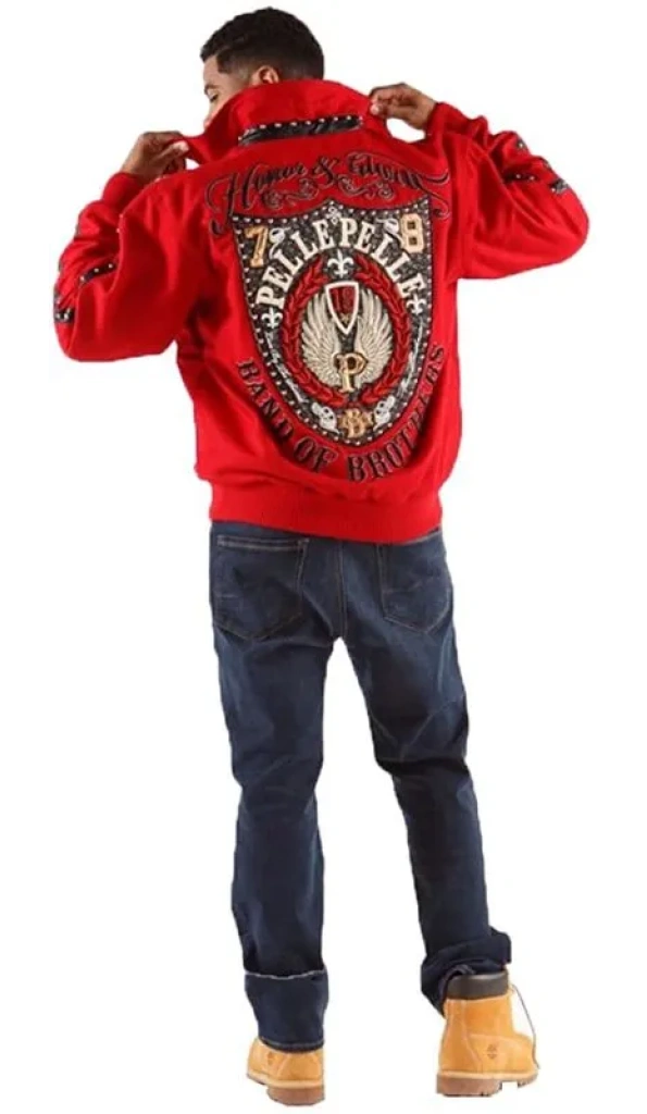 Pelle Pelle Red Band Of Brothers MB Jacket | Wool Jacket