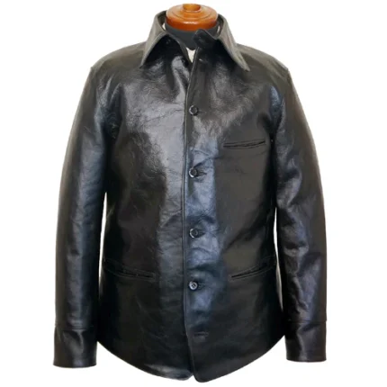 BLACK LEATHER JACKET | E.L.M.C