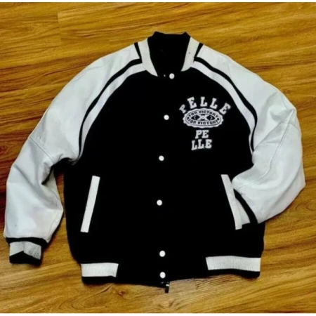 PELLE PELLE PREMIUM BLACK AND WHITE WOOL JACKET