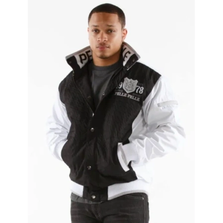 PELLE PELLE BLACK AND WHITE JACKET