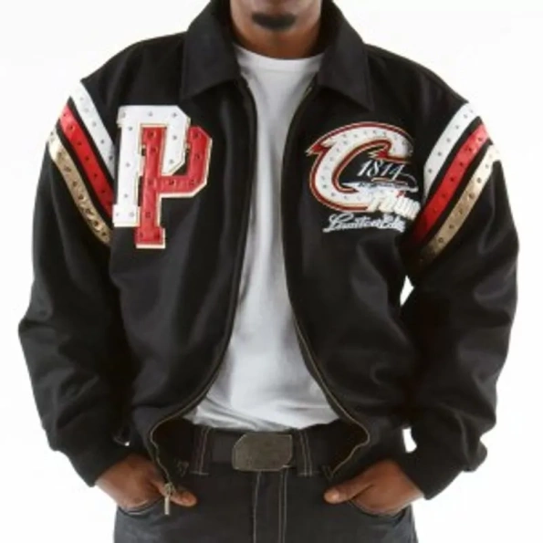 PELLE PELLE CHI TOWN BLACK WOOL JACKET