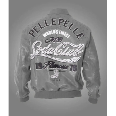 PELLE PELLE WORLD FINEST GREY JACKET BEAUTIFUL