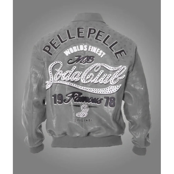 PELLE PELLE WORLD FINEST GREY JACKET BEAUTIFUL