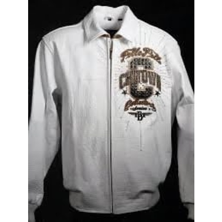 PELLE PELLE CHITOWN WHITE LEATHER JACKET view 2