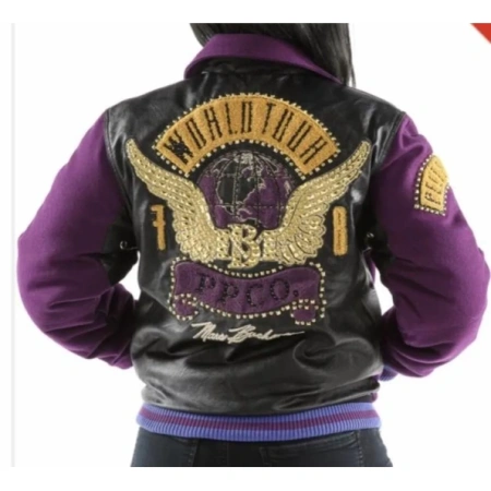 PELLE PELLE PURPLE WOOL JACKET view 2