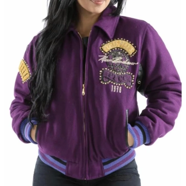 PELLE PELLE PPCO 1978 PURPLE WOOL JACKET