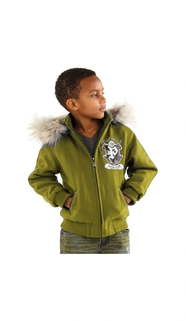 PELLE PELLE LIMITED EDITION OLIVE HOODIE JACKET