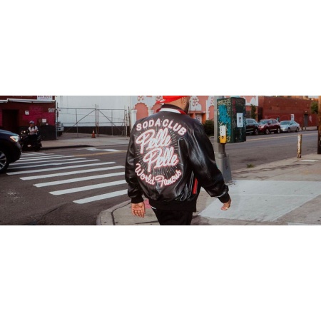 Pelle Pelle Men Black Soda Club Leather Jacket view 2