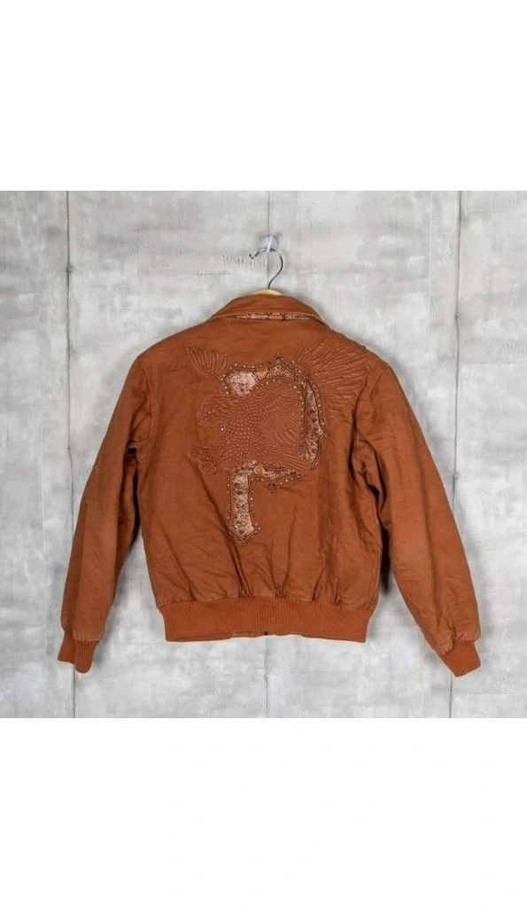 Pelle Pelle Marc Buchanan Brown Bomber Jacket