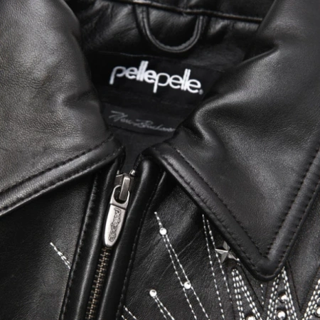 PELLE PELLE ANNIVERSARY BLACK JACKET ATTRACTIVE view 3