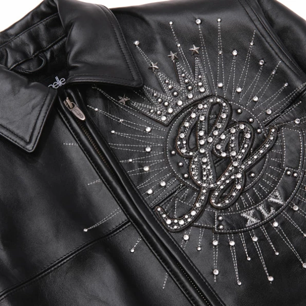 PELLE PELLE ANNIVERSARY BLACK JACKET ATTRACTIVE view 4