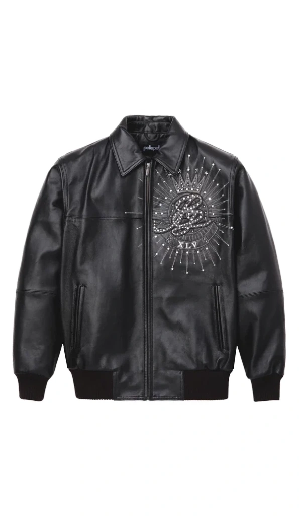 PELLE PELLE ANNIVERSARY BLACK JACKET ATTRACTIVE