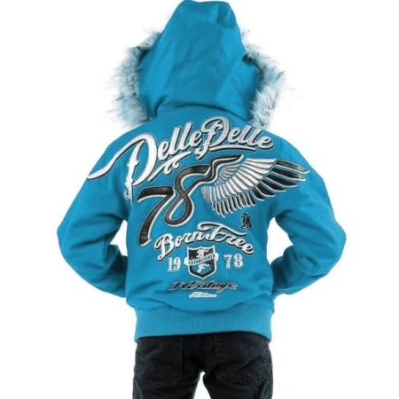 PELLE PELLE KIDS BORN FREE TURQOUSE JACKET