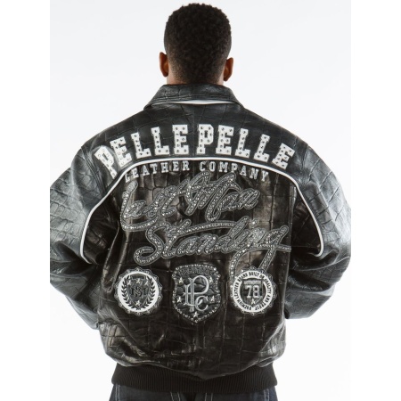 Pelle Pelle Man Standing Black Leather Jacket