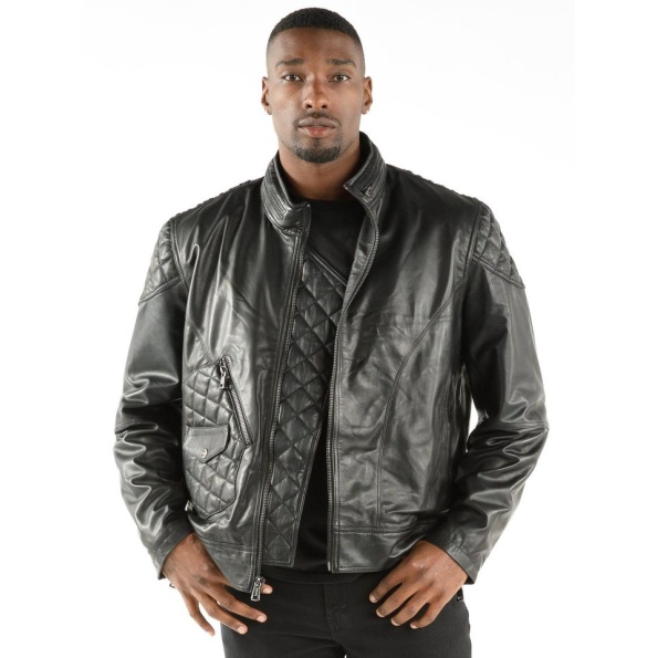 Pelle Pelle Black Biker Leather Jacket