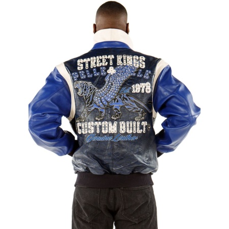 Pelle Pelle Street King1978 Blue Leather Jacket