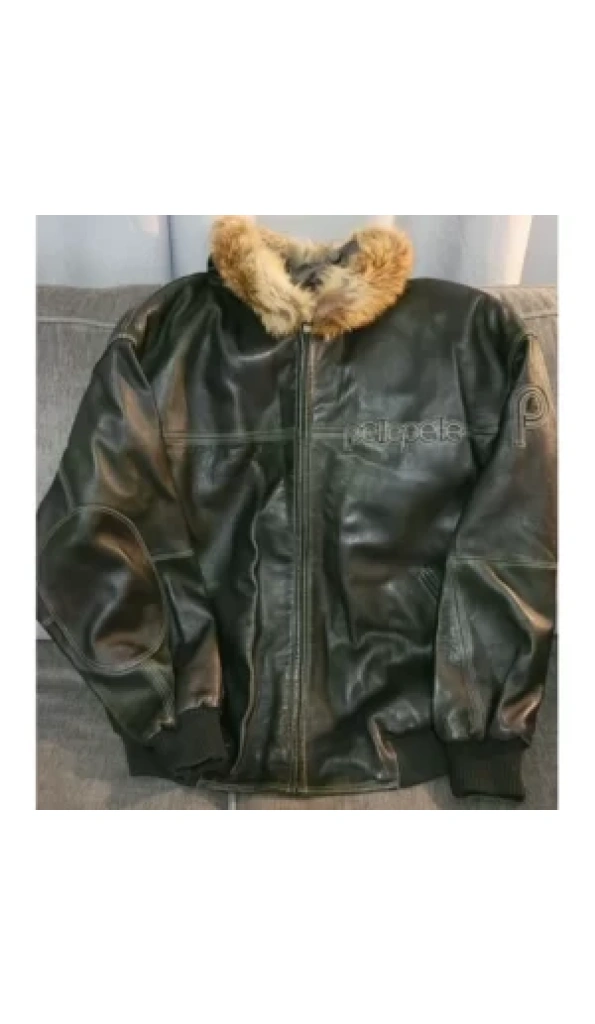 PELLE PELLE GOLDEN HOODED FUR JACKET