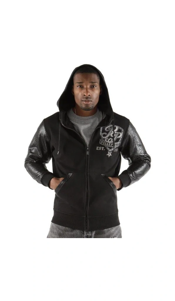 PELLE PELLE THRONES BLACK HOODIE JACKET