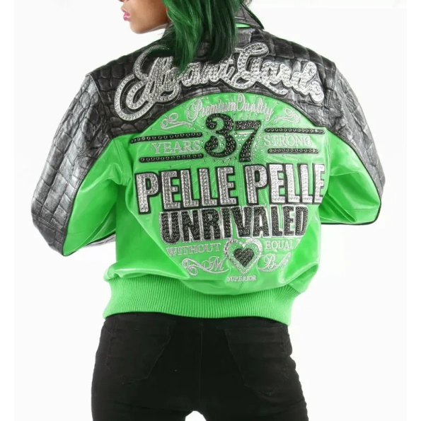 PELLE PELLE UNRIVALED 37 YEAR GREEN JACKET view 2