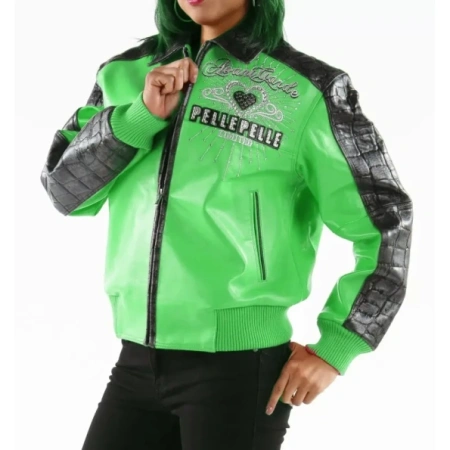 Pelle Pelle Green Unrivaled Women MB Jacket view 2