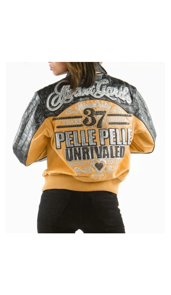 Pelle Pelle Strong 37 Years Mustard Leather Jacket