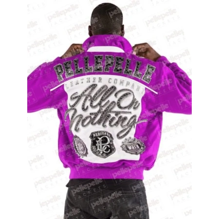 Pelle Pelle All Or Nothing Pink Wool Jacket view 2