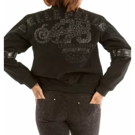 Pelle Pelle Black Women Superior Wool Jacket view 2