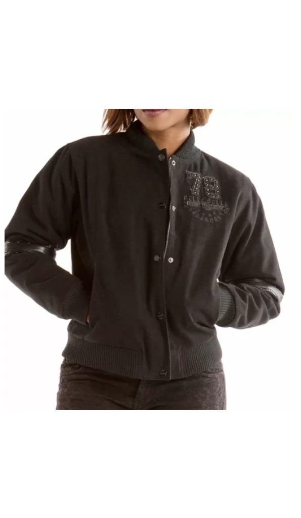 LEGENDARY BLACK PELLE PELLE WOOL JACKET