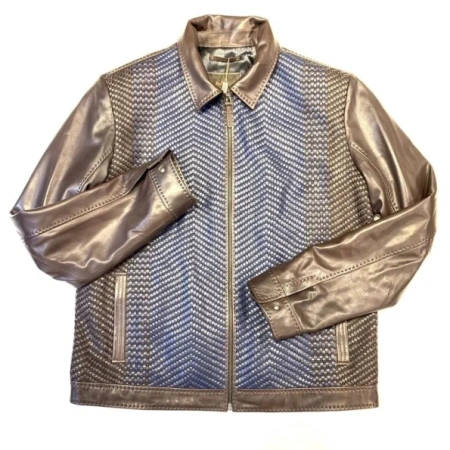 PELLE PELLE GOLDEN BOMBER LEATHER JACKET