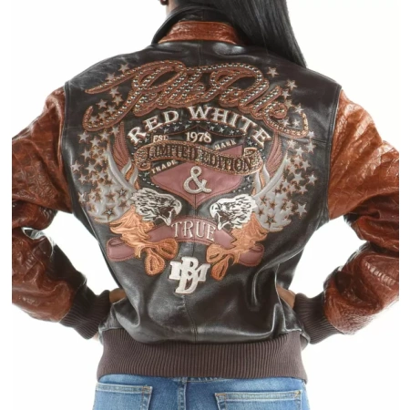 Black Brown Pelle Pelle | Red White & True Leather Jacket view 2