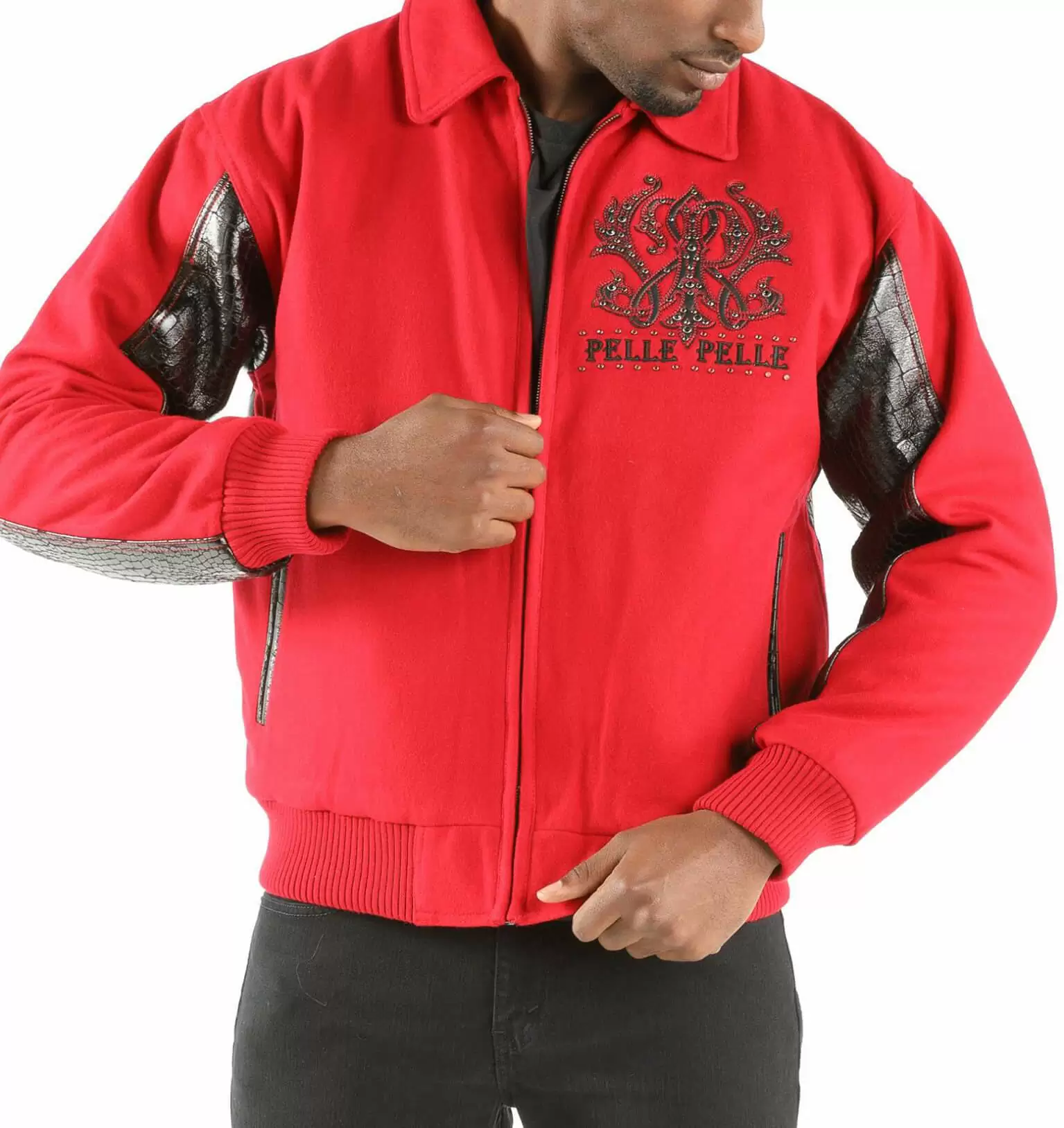 Bold Black Pelle Pelle Forever Wool Jacket view 2