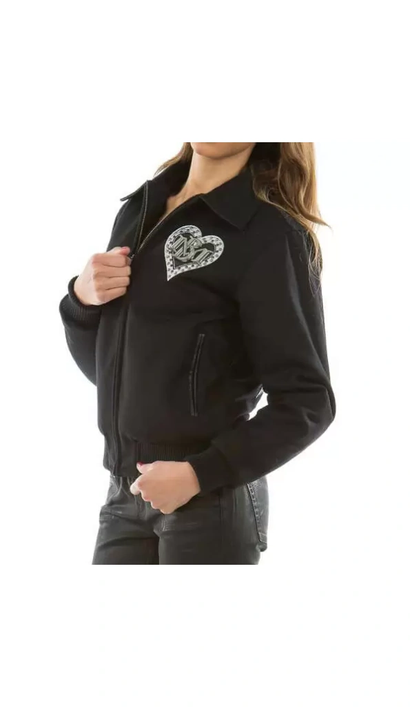 Pelle Pelle Heartbreaker Black Wool Jacket | Women Jacket