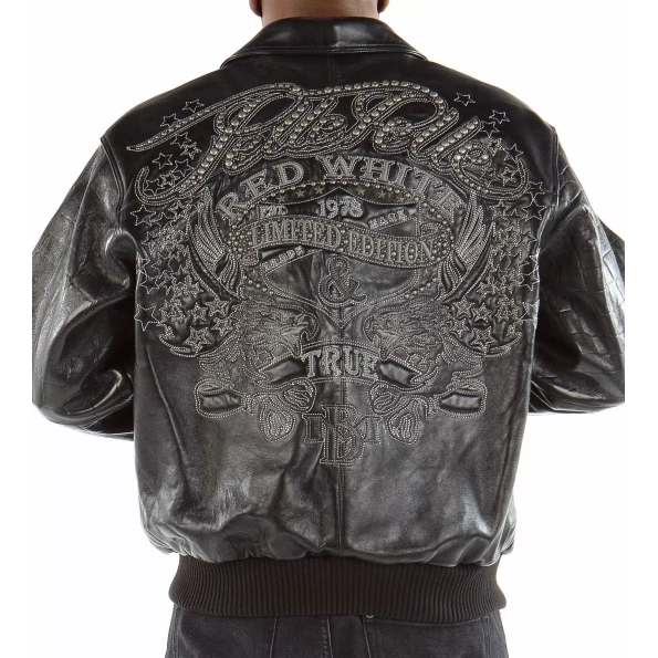Black Pelle Pelle Red White | & True Leather Jacket