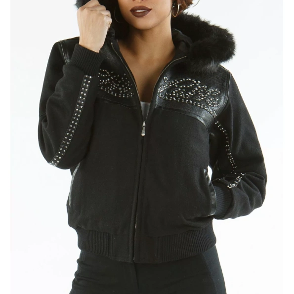 Great Black Pelle Pelle Supreme Hood Jacket