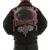 Bold Black Pelle Pelle Brass Wool Jacket