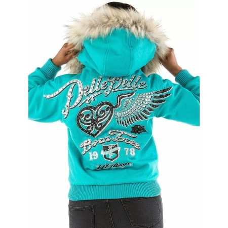Bold Blue Pelle Pelle Flying Jacket