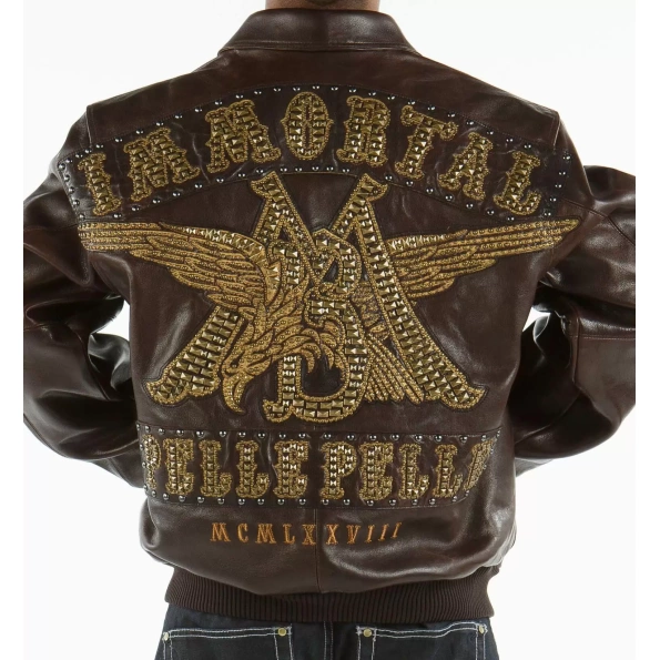 PELLE PELLE IMMORTAL BROWN JACKET AWESOME