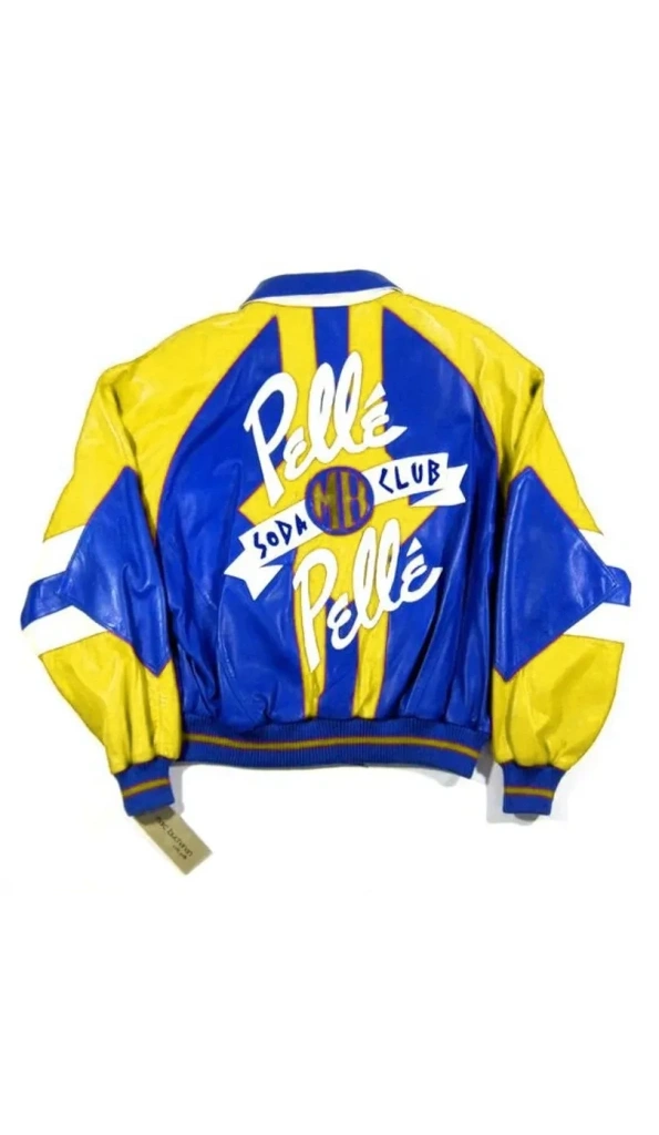 Pelle Pelle Yellow Blue Varsity MB Jacket