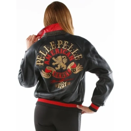 PELLE PELLE AMERICAN BLACK LEATHER JACKET view 2
