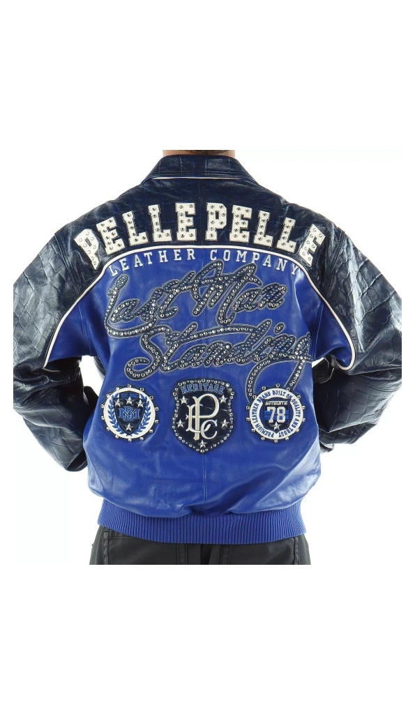 Pelle Pelle Last Man Standing Blue Jacket