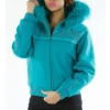 Light Blue Pelle Pelle Hood Jacket