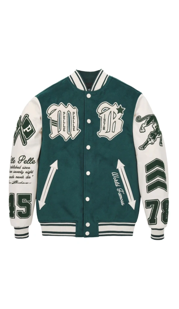PELLE PELLE FAMOUS VARSITY JACKET SUPERB