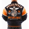 Bold Navy Orange Pelle Pelle Jacket